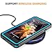 MYJOJO iPhone 7 Waterproof Case iPhone 8 Waterproof Case, 2019 Full Body Protective Shockproof Sandproof Dirtproof IP68 Underwater Outdoor Waterproof Case for iPhone 7 & iPhone 8 (Blue/Clear)