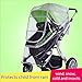 Bemece Universal Stroller Rain Cover , Baby Stroller Weather Shield, Windproof, Waterproof, Dust Shield, Protect from Rain, Snow, Insects