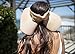 Simplicity Women's Wide Brim Sun Shade Hats for Women, Hat Roll-up Straw Visor Off-White