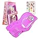 Ride Along Dolly Doll Bike Seat Bicycle Seat (Purple) with Decorate Yourself Decals (Fits American Girl and Stuffed Animals)