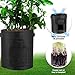 Affyrex Premium Portable Potato Planter Bag with Handles Plants Extra Thick Grow Bags Potato Planter Bag Grow Bags for Ventilated Plants Vegetables, Potato, Carrot, Onion, Fruits (10 Gallons, 4 Pack)thumb 4