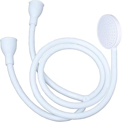 Glamified Double Tap Shower Spray Bath Taps with Hose 1.5m SH-001