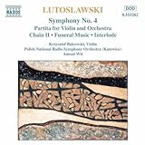 SYMPHONY 4 / PARTITA FOR VIOLIN AND ORCHESTRA      image