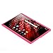 [GMS Certified by Google] iRULU 7'' Tablet - Android 4.4, Quad Core, HD 1024x600, Dual Camera, Wi-Fi, 8GB, 3D Game Supported,7inch tablet -- Pink