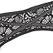 Slocyclub Women Garter Belt with 6 Straps Metal Clip Suspender for Stockings/Lingerie(Black) X-Large