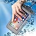 FECEDY Waterproof Cell Phone Pouch,6 Pack Universal Water Proof Dry Bag Case with Neck Lanyard for iPhone Samsung Galaxy,up to 7.5