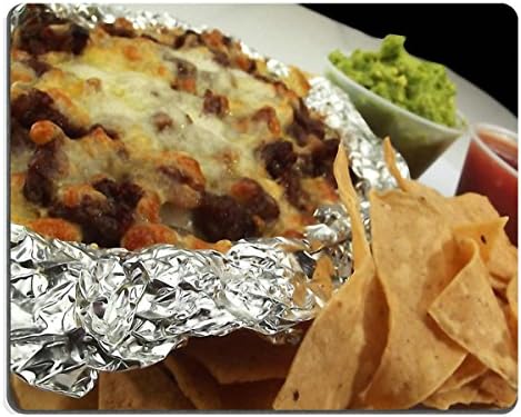 Smoomfly Mouse Pad Baked Potato Chips Food Plate Natural Rubber Material Image 246164