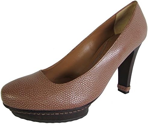 BCBG Max Azria Womens Elsa Leather Platform Pump Shoe