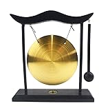 Hooshing Brass Feng Shui Gong Desktop Zen Art Home