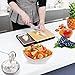 NUTRI FIT Food Scale - 3 in 1 Digital Kitchen Scale, Weight Grams and Ounces with Removable Cutting Board & Tray, LCD Display, 11lb 5kg, Easy for Cooking Baking & Meal Prep, Batteries Included