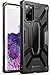 Poetic Affinity Series Designed for Samsung Galaxy S20 Plus/Galaxy S20+ Clear Case, Rugged Lightweight Military Grade Hybrid Protective Bumper Cover, Black/Clear