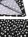 Women Sweetheart Neckline Polka Dot T Shirt Tee Pleated Short Sleeve Blouse Tops Black/L