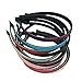 CN 10pcs Headbands for Girls, Glitter Cute Rainbow Hairbands, Non-Slip Headhoop Printed Mermaid Hair Accessories for Children Teens Girls Kids Headband (Solid Color)