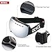 Gonex Professional Ski Goggles OTG Anti-fog Windproof UV Protection with Double Lens For Skiing Snowboard Skate Winter Sports+Goggle Case EVA Box Black Frame(Silver Lens)