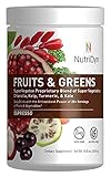 NutriDyn Fruit & Greens Super Food Antioxidant Supplement, Certified Organic, Gluten-Free and Non-GMO Super Fruit/Vegetable 2-Pack (Espresso)