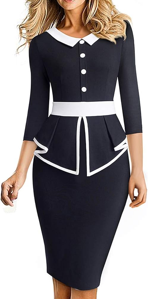 peplum collar