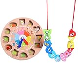 CC-US 3D Wooden Teaching Clock Shape Sorting Toy