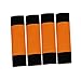 FH Group Universal Fit Modernistic and Seat Belt Pads Combo Set Steering Wheel Cover Fits Most Cars, SUVs Orange