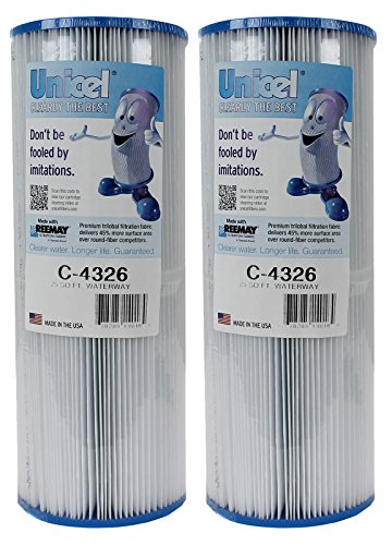 Unicel C-4326 (2 Pack) Rainbow Waterway Pool Spa Filter Replacement Cartridge