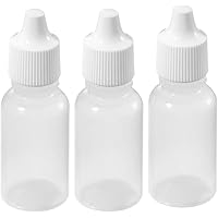 5Pcs 10Ml Empty Refillable Portable Soft Squeezable Plastic Dropper Bottles Sample Packing Storage Container With Plug And Sc