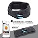 Wireless Sport Headband Headphones for Women Man, Pococina Unisex Music Headband with Built in Earphones for Jogging, Playing Tennis, Gym, Yoga, Walking Dogs (Gray)