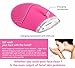 TAQILA Electric Facial Cleansing Brush, Massager and Exfoliator - Waterproof Rechargeable Silicone Sonic Face Cleanser For Skin Care (Pink)