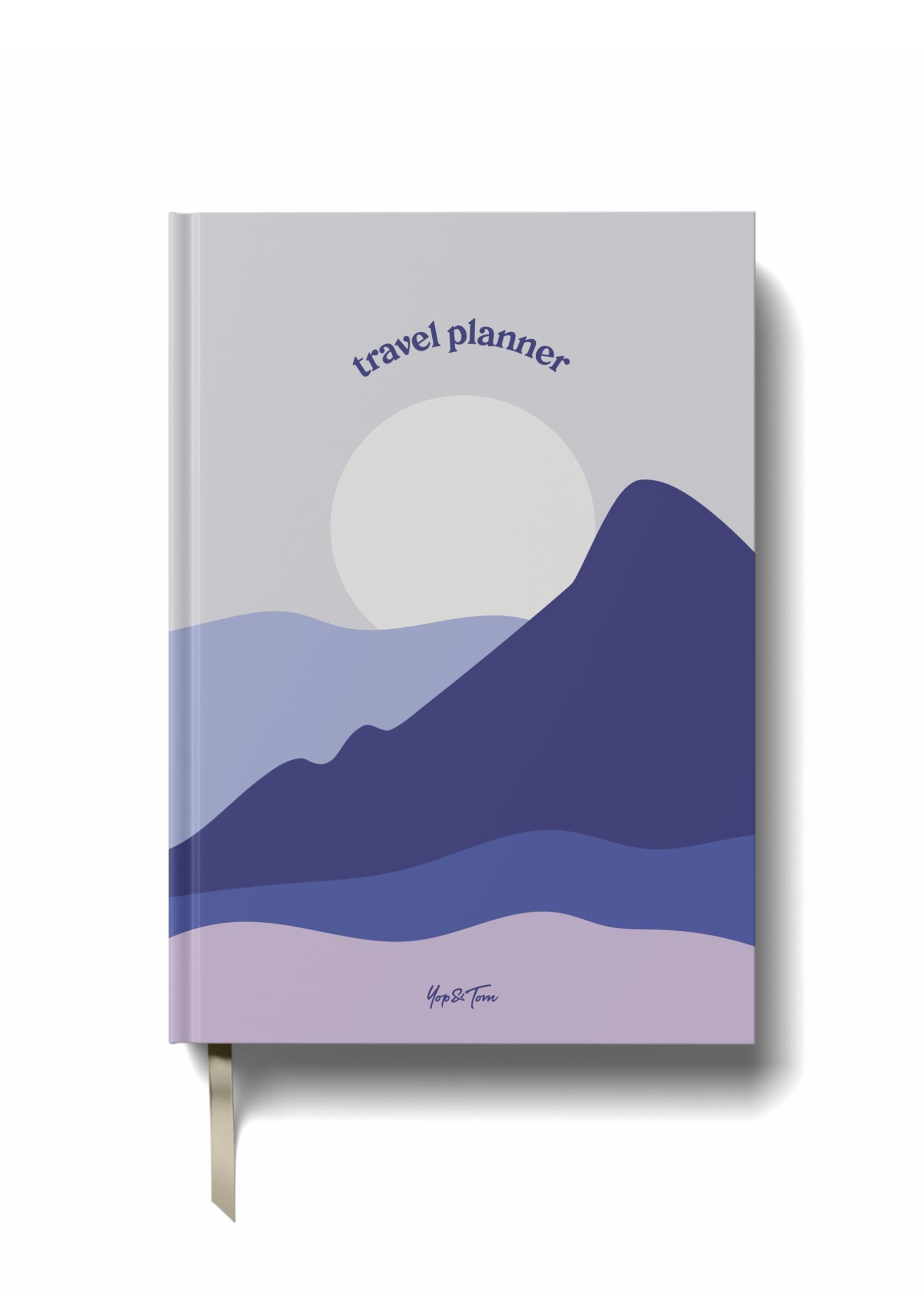 Yop & Tom Mountain Travel Planner - Vacation Planner with 7 Trips, Budget, Accommodations, Space for Journaling, Memories and More