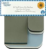 Dritz(R) Assorted Iron-On Twill Patches-16/Pkg
