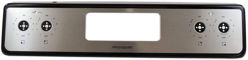316456536 Range Control Panel Genuine Original Equipment Manufacturer (OEM) Part Stainless