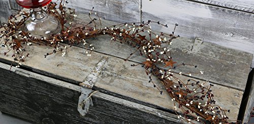 Pip & 3-D Rusty Star Garland, 40" - Country Mix
