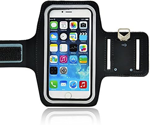Soft Cell Phone Armband 5.5 Inch Case For IPhone 8 7 6S Plus 6 SE 5 TOPFEE Sport Running Armband Pocket Samsung Galaxy S6 S7 Edge Water Resistant Adjustable Reflective Velcro Workout Band Key Holder