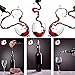 Wine Opener Set with Wine Stoppers, Drip Ring, Foil Cutter and Extra Corkscrew – Premium 6-Piece Gift Set in Elegant Cherry Wood Case