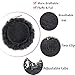 Afro Ponytail Drawstring Synthetic Curly Hair Afro Buns Short Afro Kinky Curly Wig Kanekalon Fiber Afro Ponytail for Natural Hair Puff Ponytail Wrap Updo Hair Extensions with Two Clips (Black)