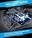 Distianert TMUSWJL00010   2.4Ghz Radio Remote Control Car 2W 20Mph High Speed Racing Monster Truck with 2 Recharger Battery-Best Gift for Kids, Blue