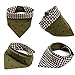 Pet Heroic 2Pcs-4Styles Pet Dog Cat Bandana Triangle Bibs Scarf Pet Dog Cat Kerchief Neckerchief Set Accessories Suitable for Small&Medium&Large Pet Dog Cat