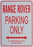RANGE ROVER PARKING ONLY - Miniature Fun Parking Signs