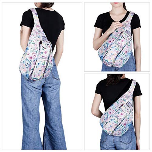 KAMO Sling Backpack - Rope Bag Crossbody Backpack Travel Multipurpose Daypacks for Men Women Lady Girl Teens