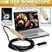 econoLED USB Waterproof Endoscope Borescope Inspection Camera Pibe Locator US Seller (10M/30ft)