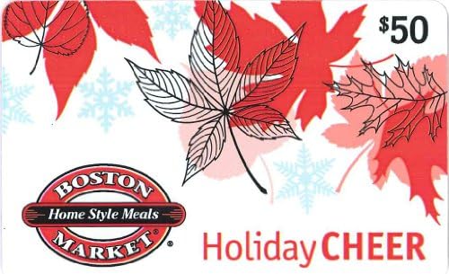Boston Market Holiday Gift Card $50