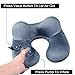 Sepoveda Inflatable Neck Pillow , Portable Travel Pillow for Airplanes , Comfort Sleeping and Relaxing Neck Pillow U Shape with Drawstring Bag