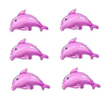 Amazon Com 6pcs Dolphin Foil Balloons Mylar Helium Balloon