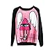 ETOSELL Korea Girls Long Sleeve Eye Print Tops Blouse Pullover Sweatshirt