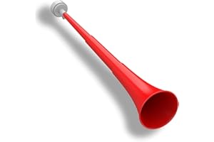 QIDOE Stadium Vuvuzelas Soccer Collapsible Blow Trumpet Noise Maker Loud Sound Handheld Sports Horn for Sports Events Graduation Games Party Supplies Favors Accessories