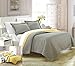 Chic Home 2 Piece Teresa Reversible Color Block Modern Quilt Set, Twin, Yellow,QS2602-AN