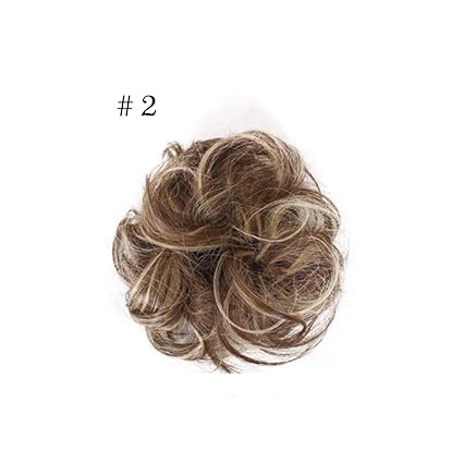 Amazon Com Hair Bun Extensions 35 Colors Synthetic Wavy Curly