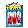 Boone-Duster-Lures-Pack-of-3-WhiteRed-Firetail Boone-Duster-Lures-Pack-of-3-WhiteRed-Firetail