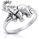 Mimi Sterling Silver Lucky Elephant Ring