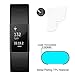 SIRUIBO Compatible Fitbit Charge 2 Screen Protector, Full-Around Protective Case Cover Bumper Shell Compatible Fitbit Charge 2, Black