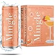 Mingle Mocktails Blood Orange Elderflower Mimosa, Premium Non-Alcoholic Drinks, Refreshing Pre-Mixed Drinks, Healthy Alternatives, Canned Mocktails, 12 fl. oz. Cans, Pack of 12