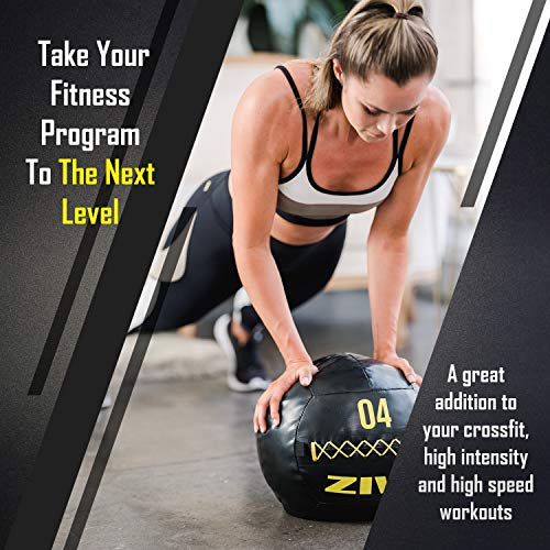 ZIVA CommercialGrade Soft Wall Ball Medicine Slam Ball for Slamming